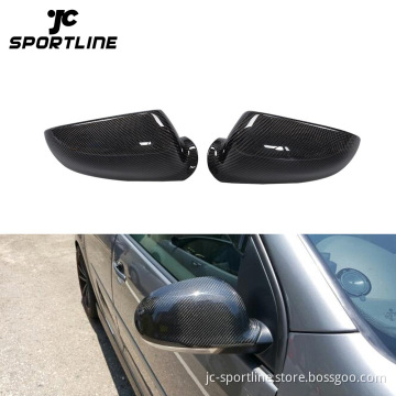 Carbon Fiber Rearview Mirror Cover for VW Jetta Golf V 5 MK5 and Similar Models (03-05)